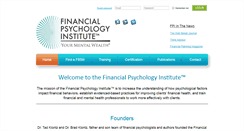 Desktop Screenshot of financialpsychologyinstitute.org