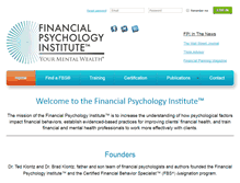 Tablet Screenshot of financialpsychologyinstitute.org